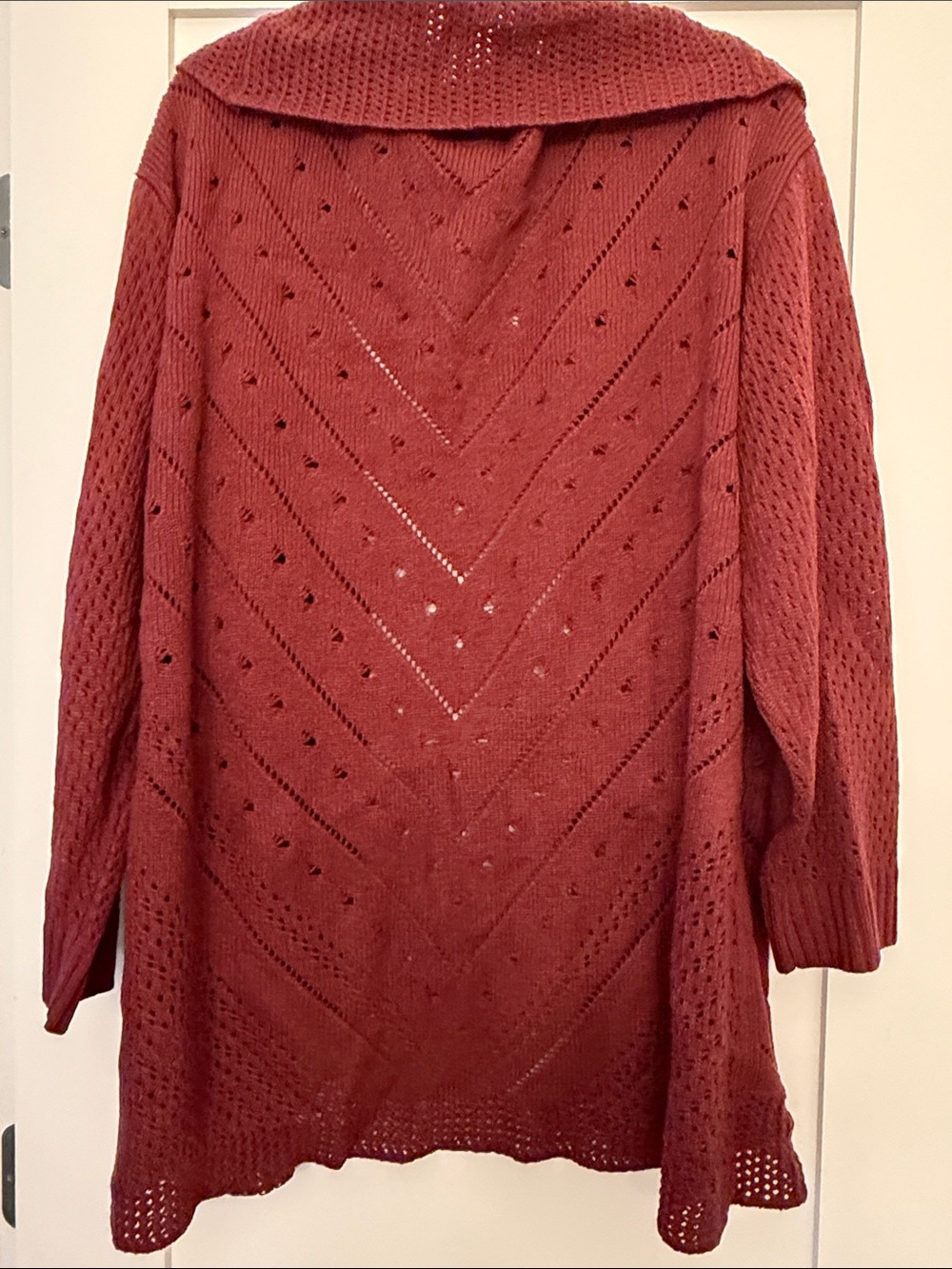 Bloomchic Plus Size Open-Front Knit Sweater Cardigan - Picture 3 of 5